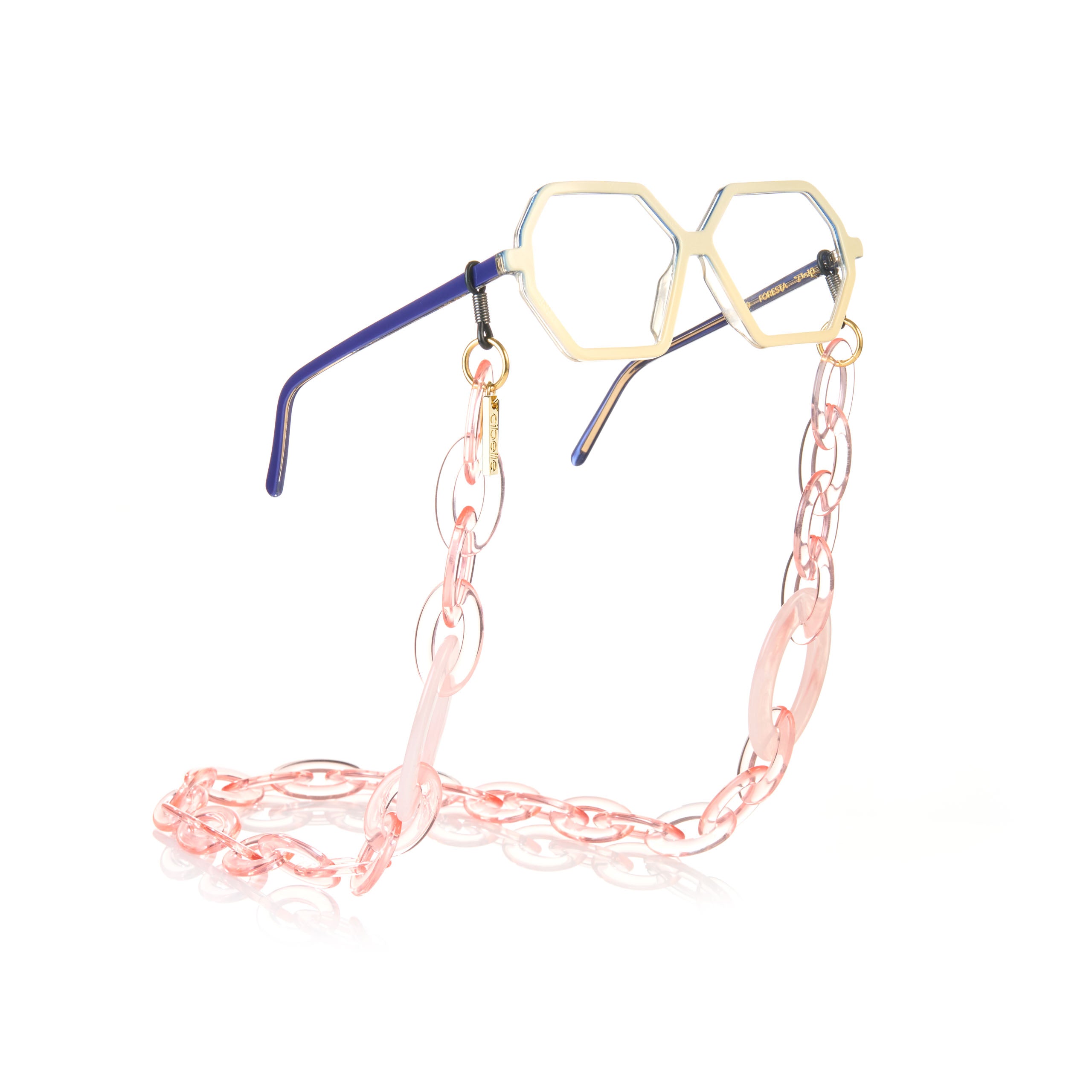 Cibelle | Mini Oval Chain / Pink
