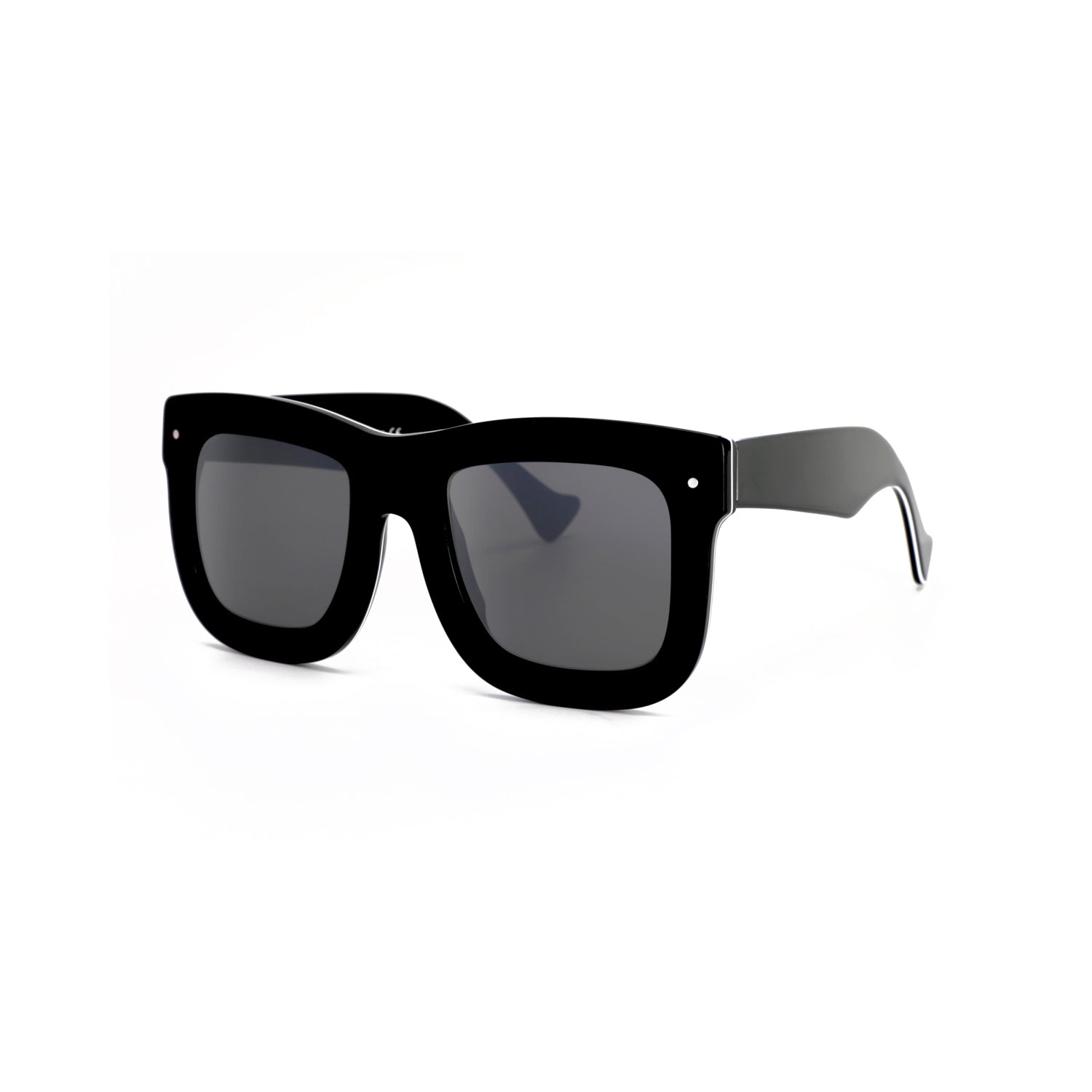 Grey Ant Sunglasses Status | Black / White Stripe