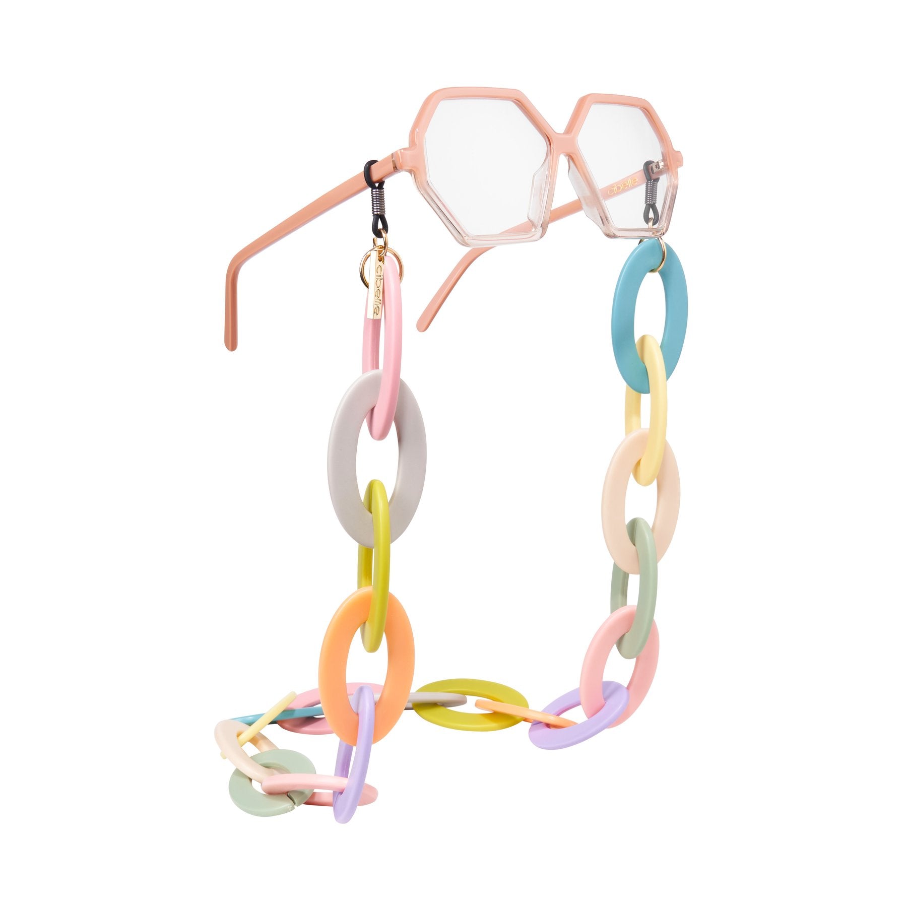Cibelle | Oval Chain / Rainbow Pastel