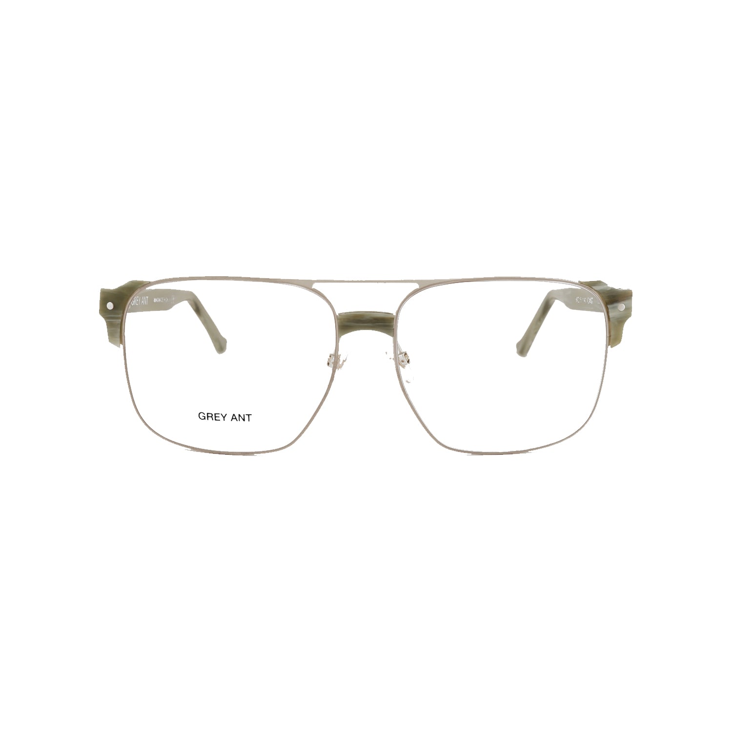 Occhiali da Vista Grey Ant Eyewear | Cast / Silver - Olive Horn