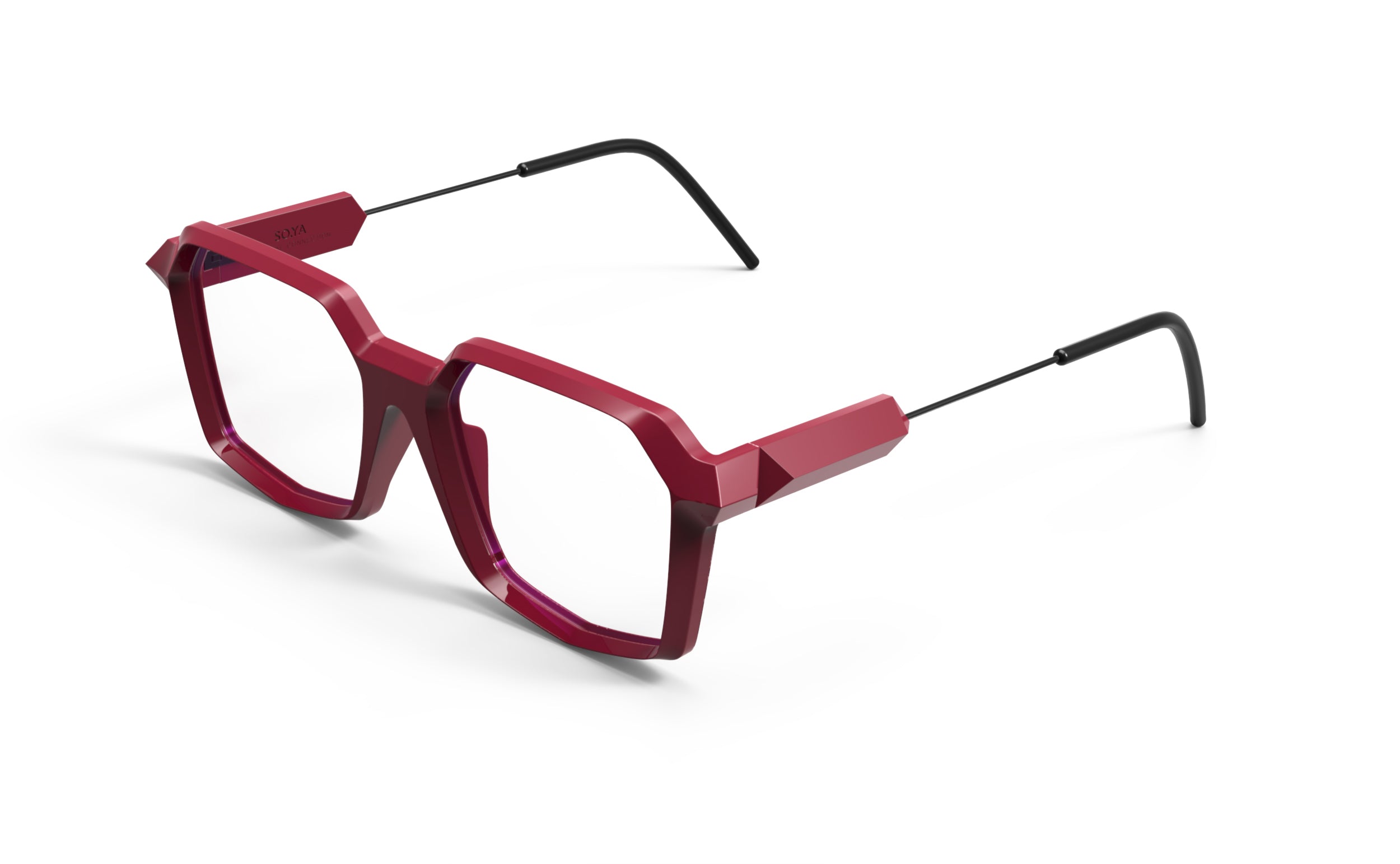 So.Ya | Square / Ruby Red