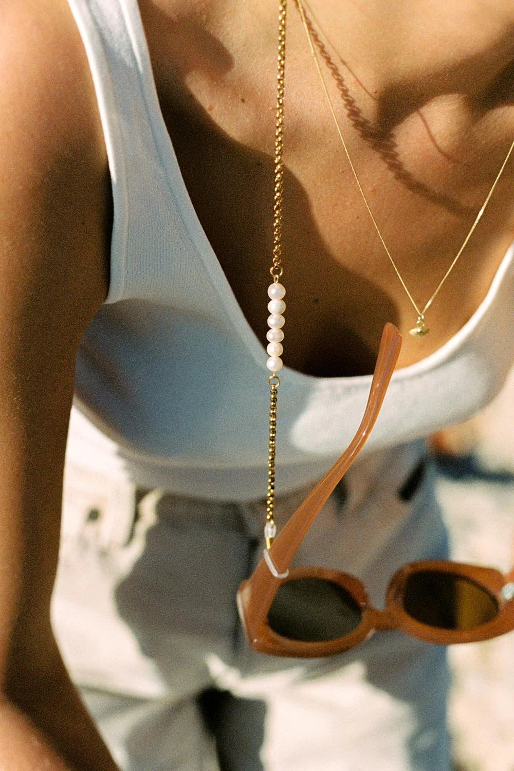 Sunnycord® | Missy Pearl Sunglasses Straps