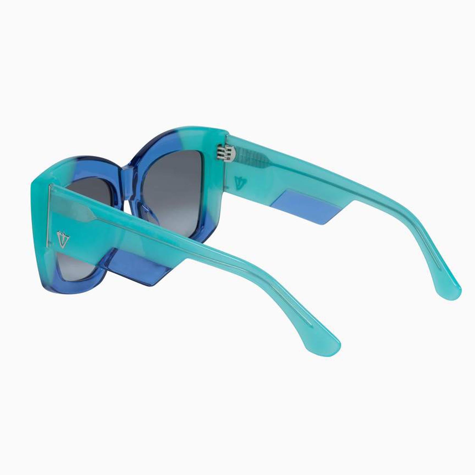 Valley | Coltrane / Transparent Blue Teal Corners