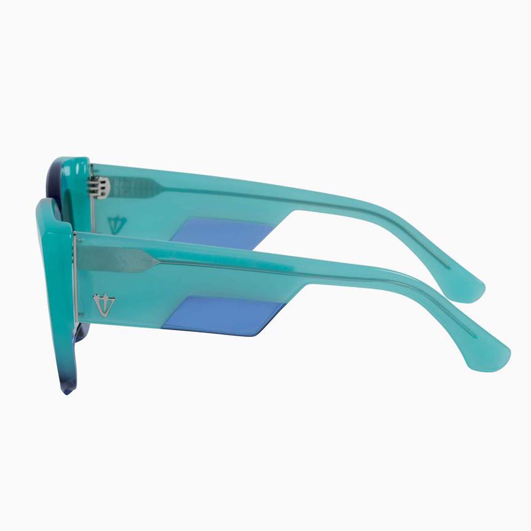 Valley | Coltrane / Transparent Blue Teal Corners