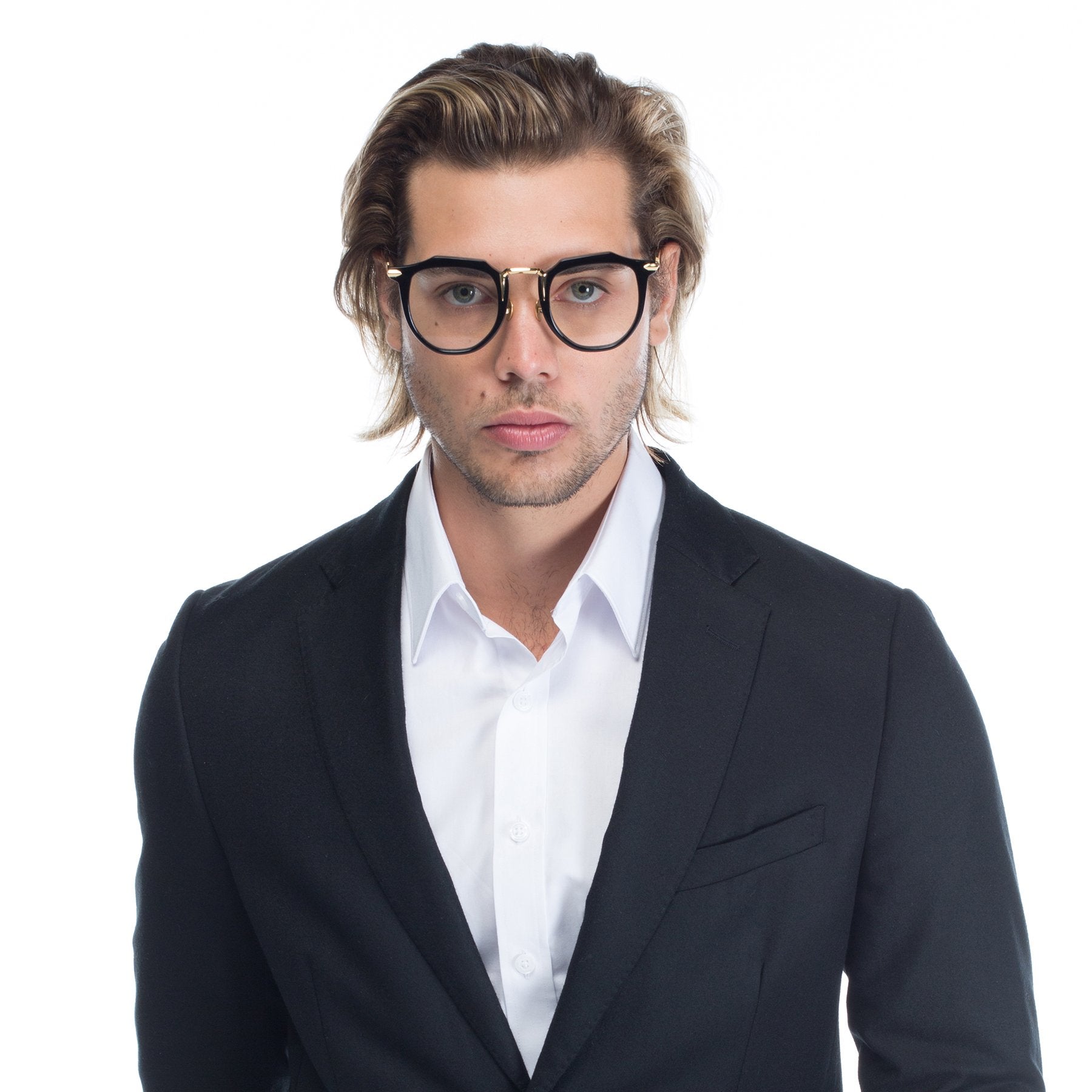 Valley | Chateau / Gloss Black w. Gold Titanium Trim - Optical